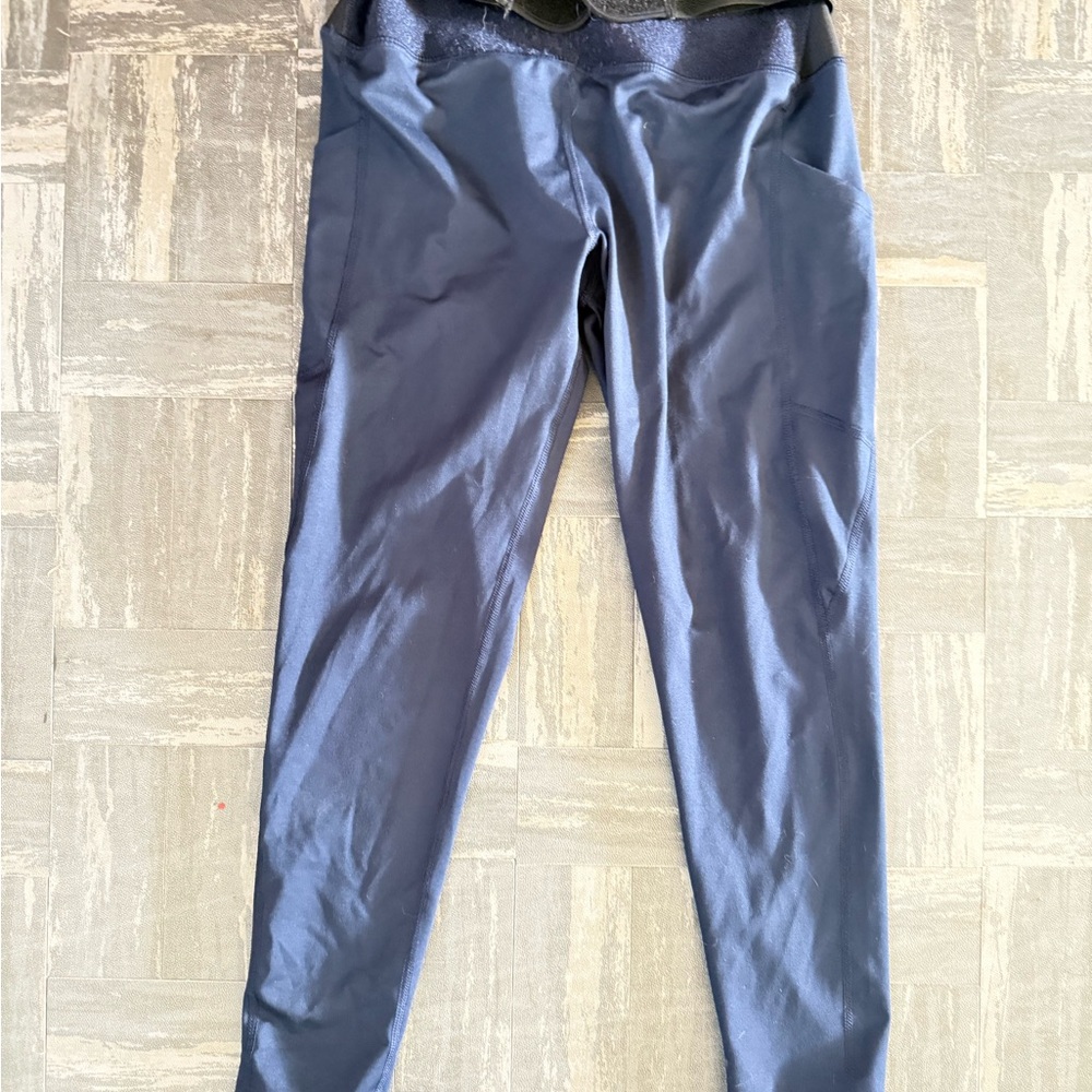 Elegant Midnight Blue Women's Leggings